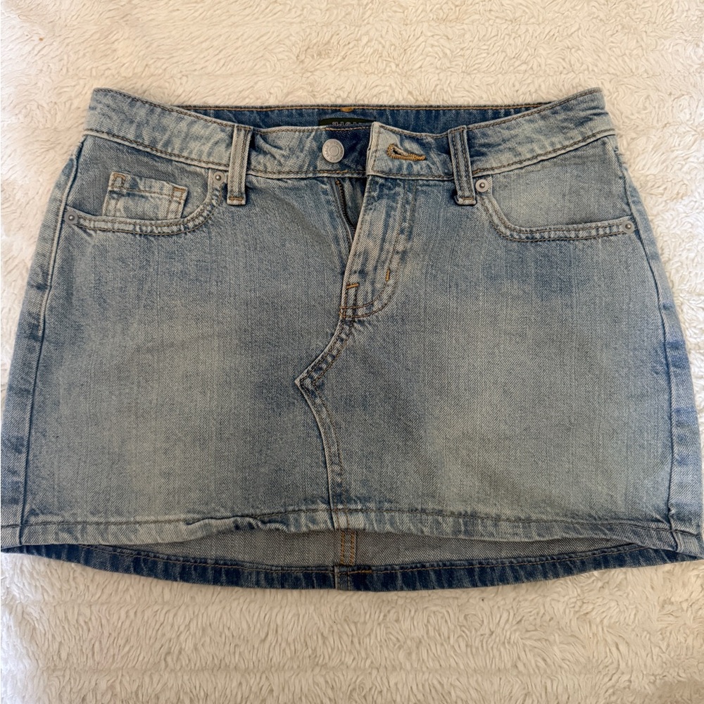Wild Fable Jean Skirt